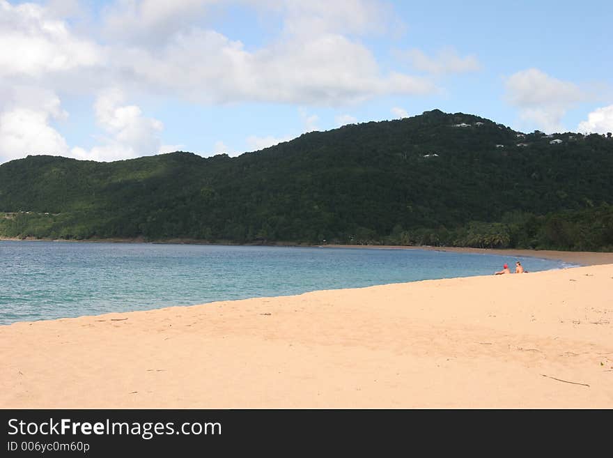 Nice beach of Guadeloupe. Nice beach of Guadeloupe