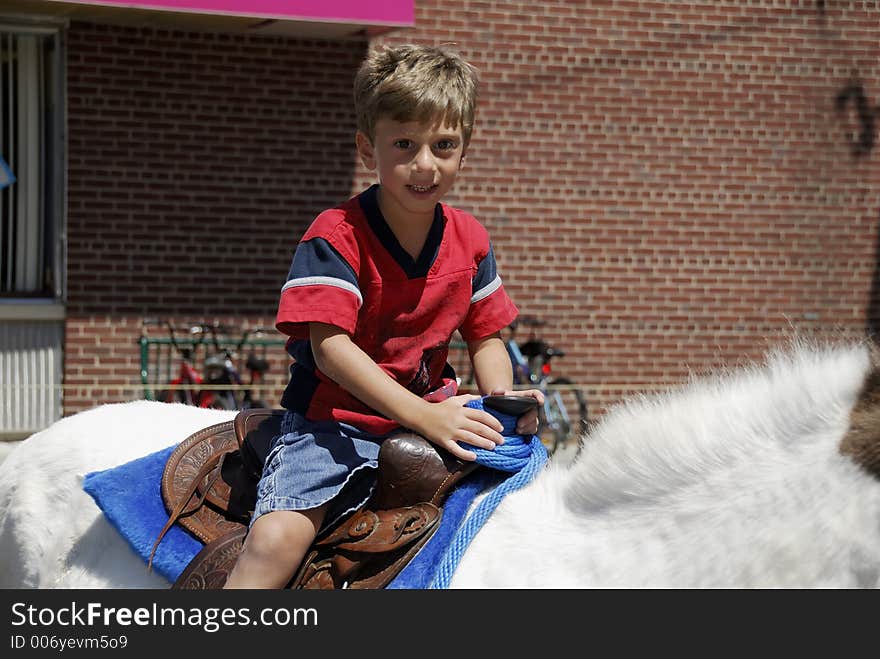 Child on a Horse. Child on a Horse