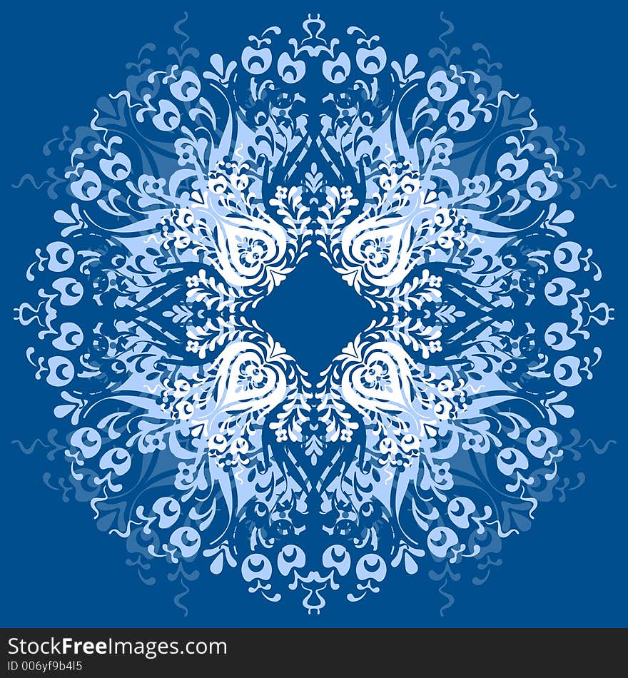 Ornamental design, digital artwork. Ornamental design, digital artwork