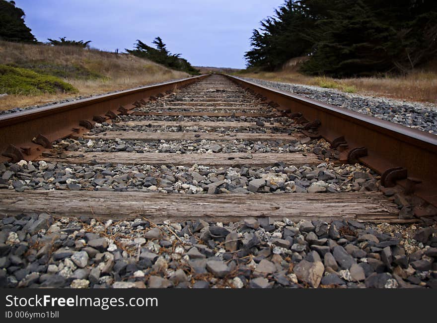 Railroad tracks