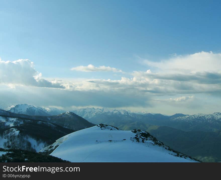 Mountain landscape. Mountain landscape