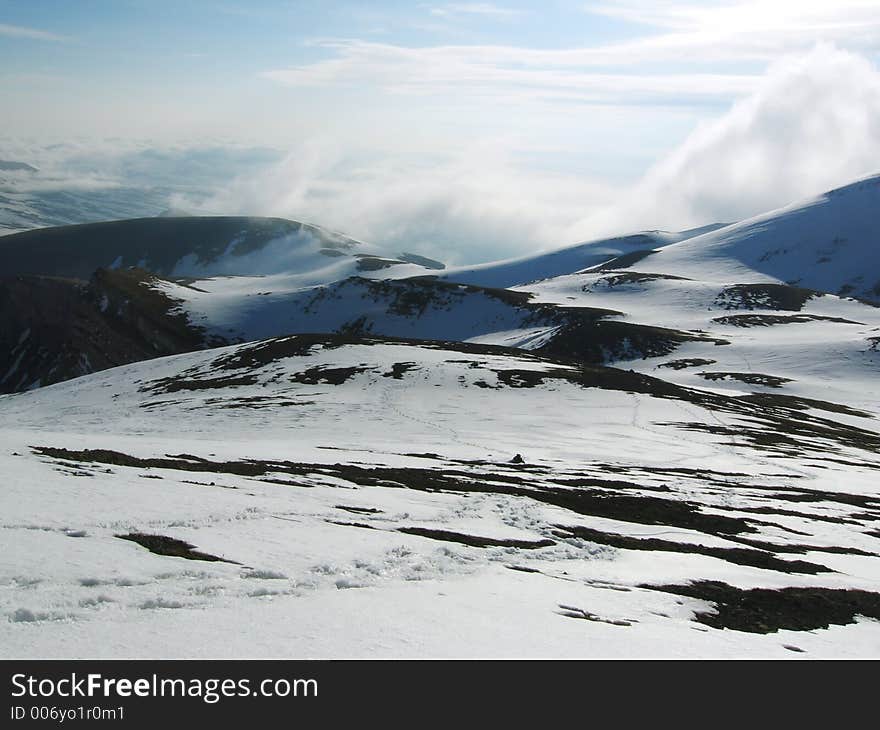 Mist for mountain. Mist for mountain