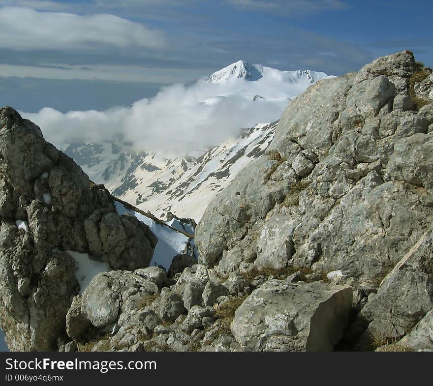 High mountain Caucasus. High mountain Caucasus