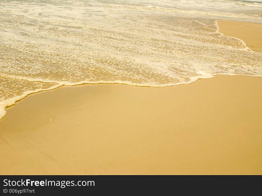 Tide on the beach