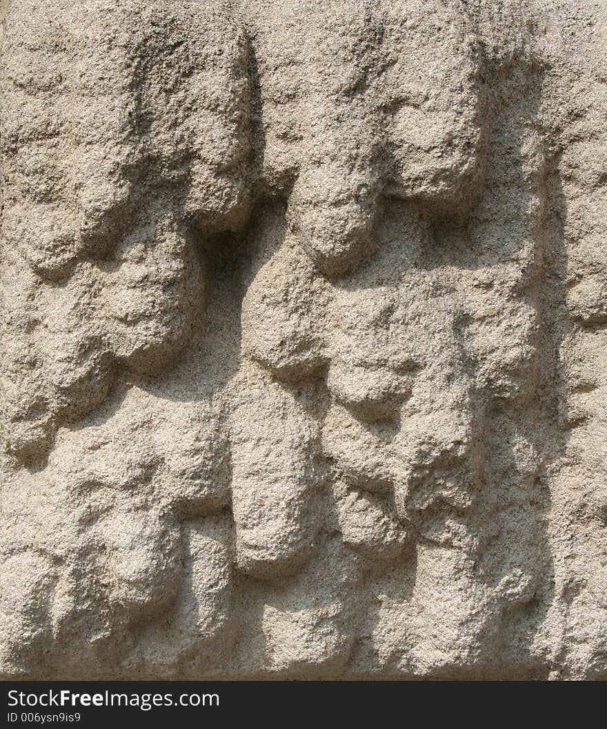 Carved stone texture