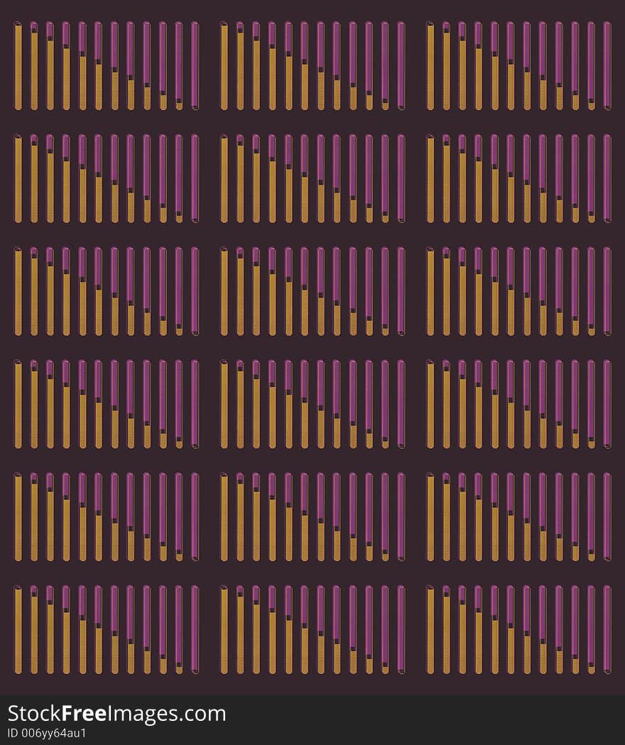 Pattern of graphical faders for audio equipment