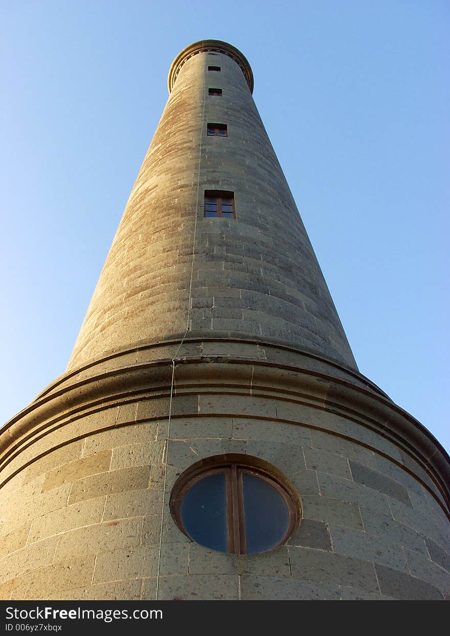 Lighthouse at sunset