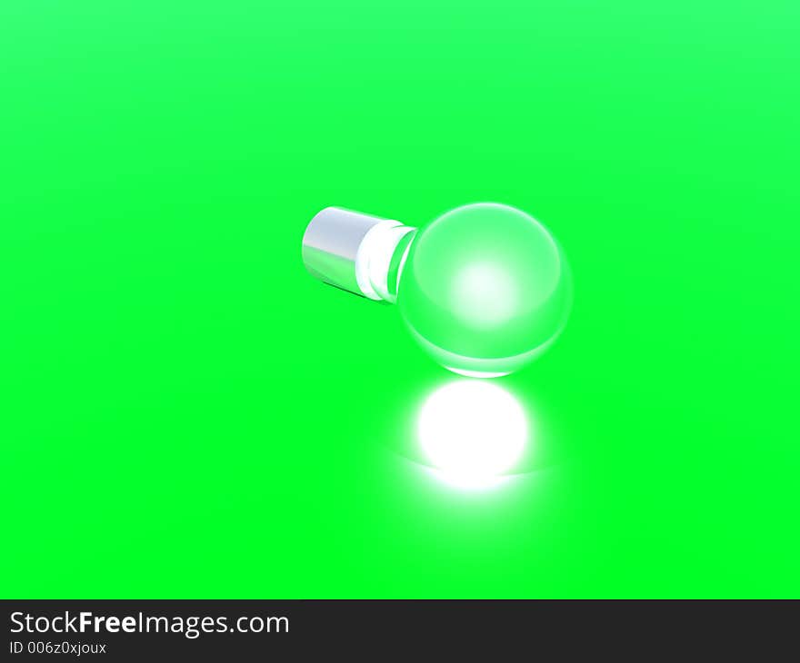 A conceptual image of a lightbulb. A conceptual image of a lightbulb.