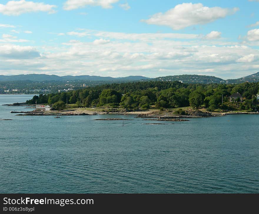 The peninsula Bygdøy in Oslo. The peninsula Bygdøy in Oslo.