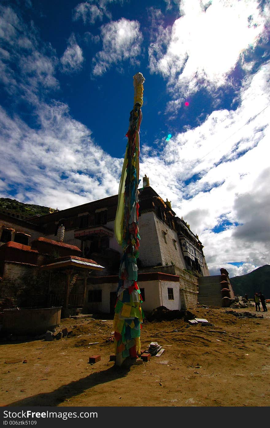 Prayer Pole (Ganden Monastery)