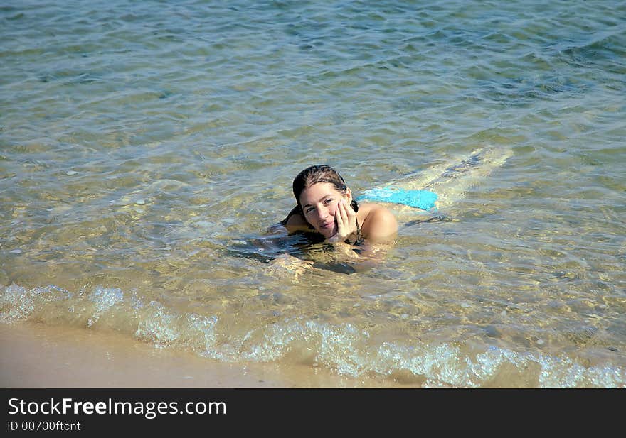 Relaxed In The Sea