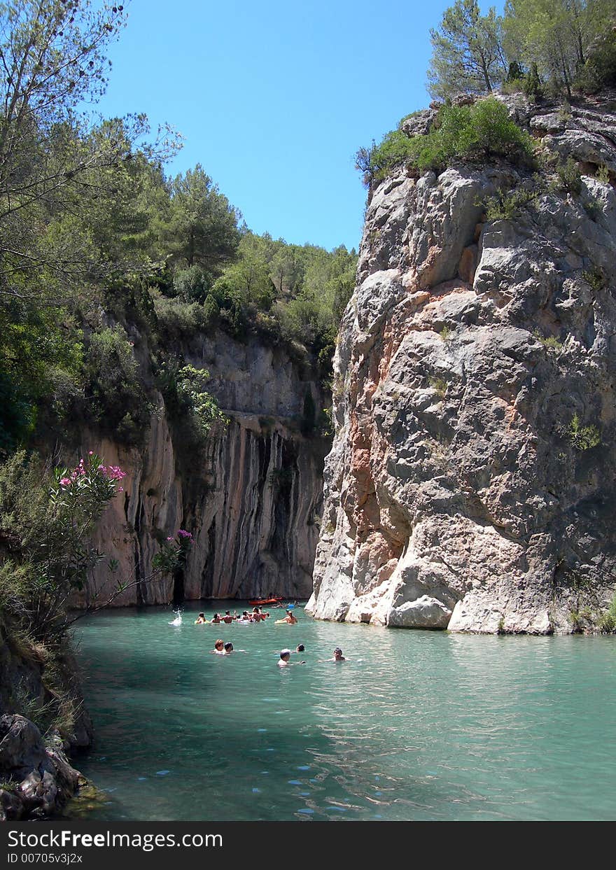 River In A Mountain