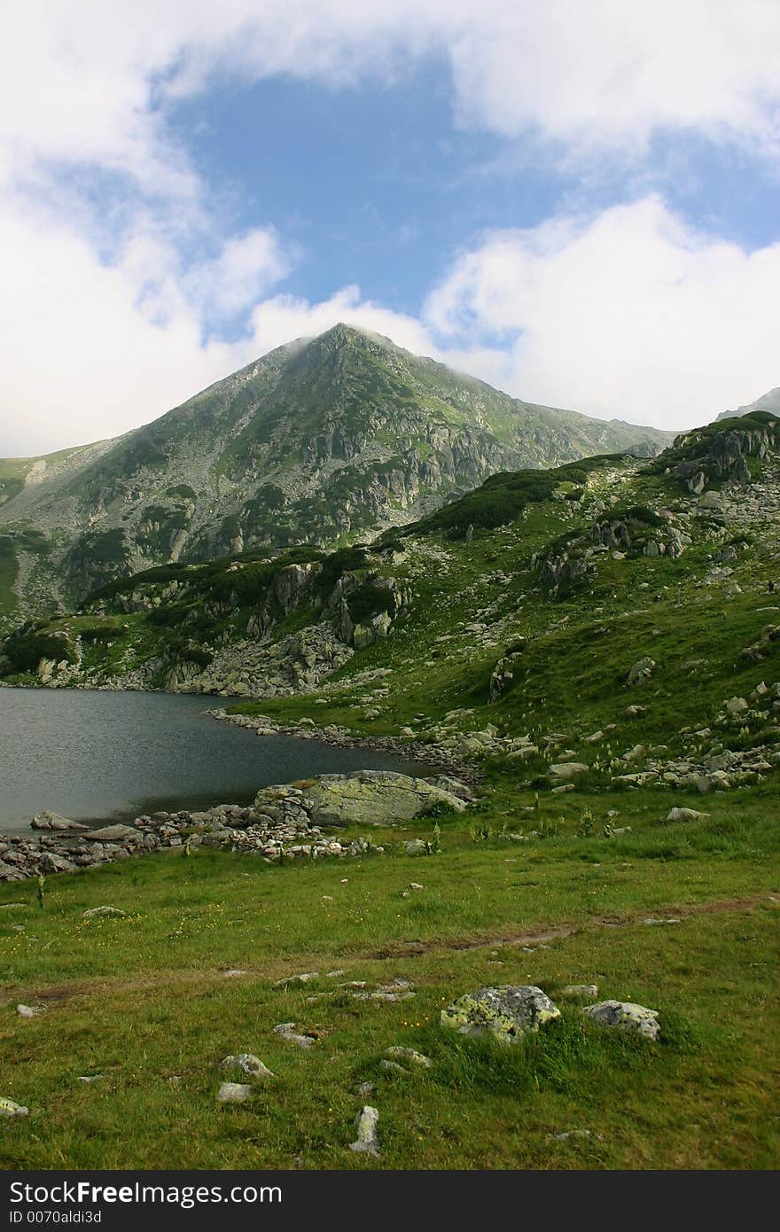 Peak and clouds