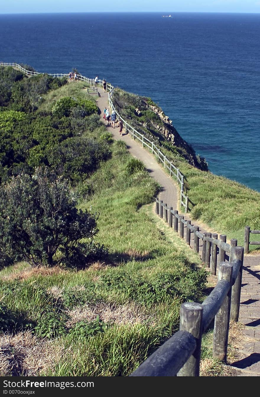 Rugged Australian coastline, Byron Bay. Rugged Australian coastline, Byron Bay