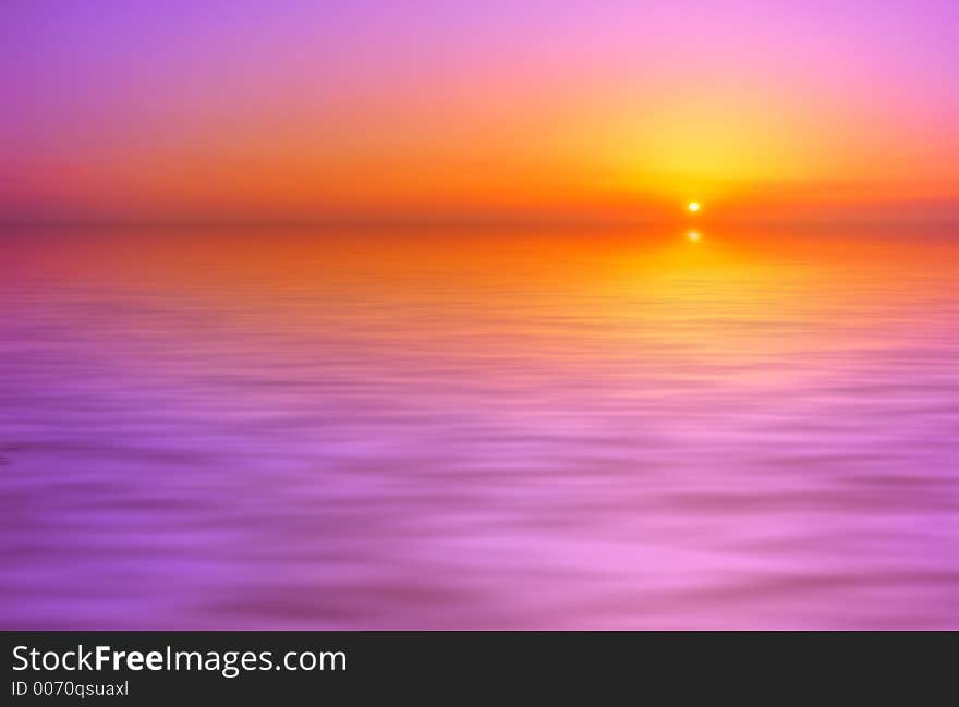 Beautiful sunset background