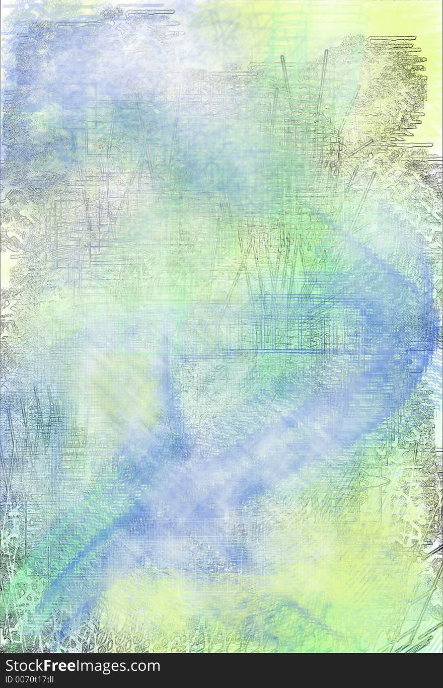 Soft blue yellow and green background with different textures. Soft blue yellow and green background with different textures