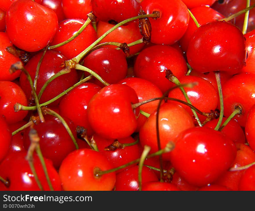 Lot of cherries