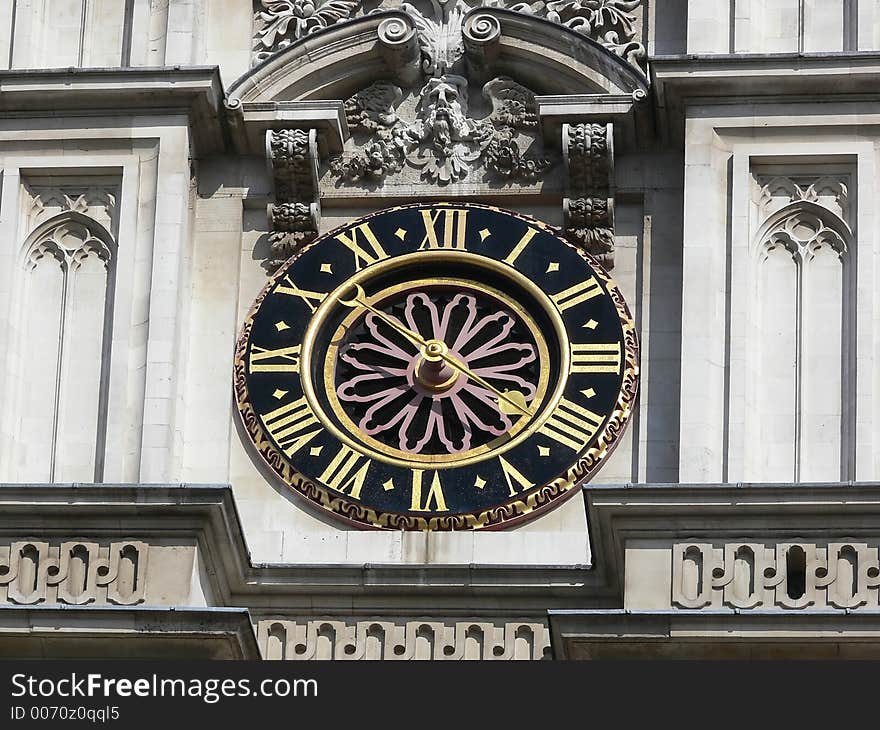 Westminster Abbey tower clock