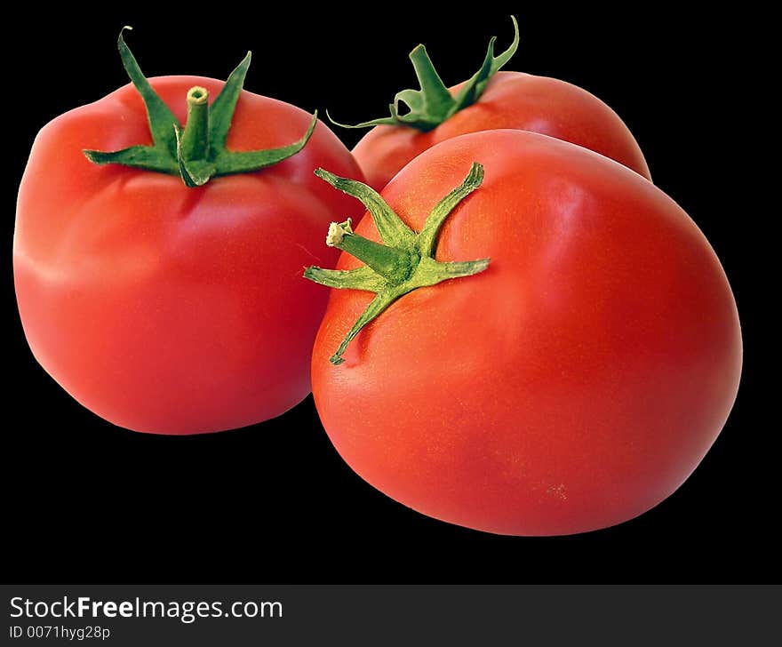 Tomatoes and background