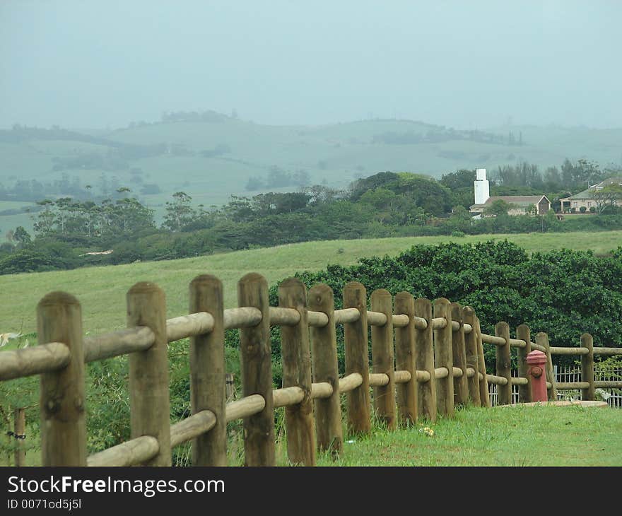 A beautiful scene taken close the ocean one misty day. A beautiful scene taken close the ocean one misty day.