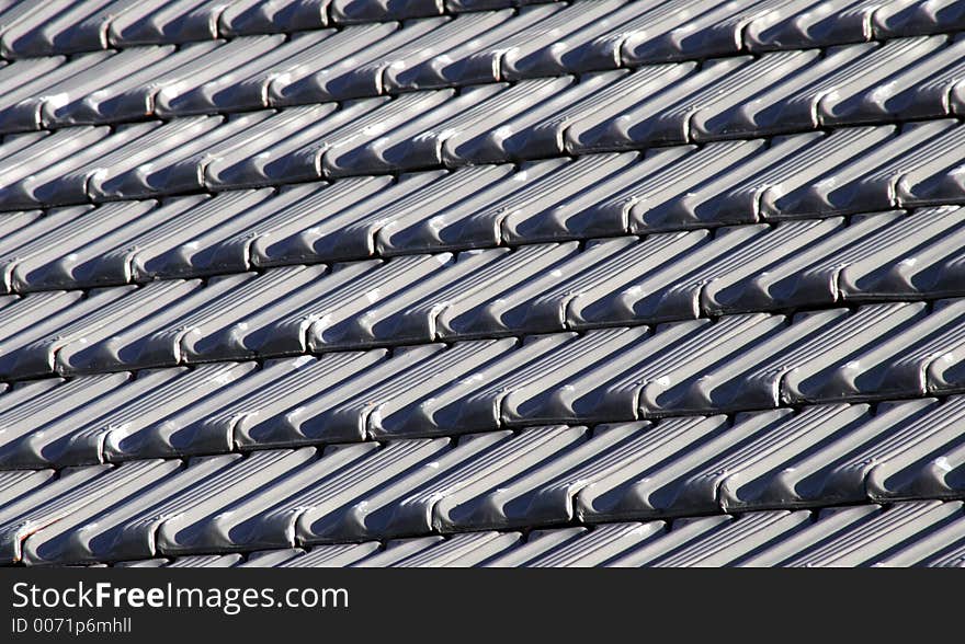 Blue Rooftop Tiles