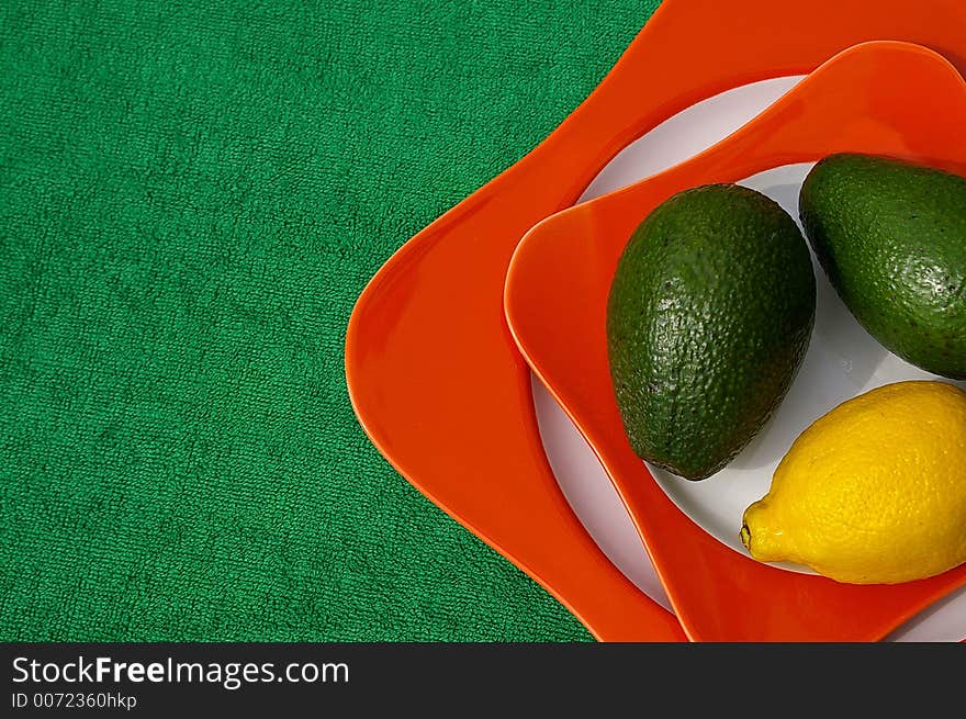 Fruits on plate