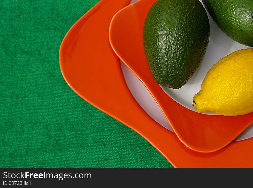 Fruits on plate