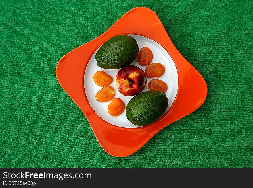 Fruits on plate