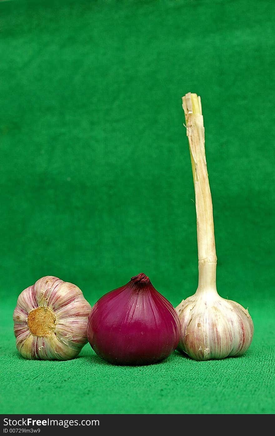 Garlic an red onion