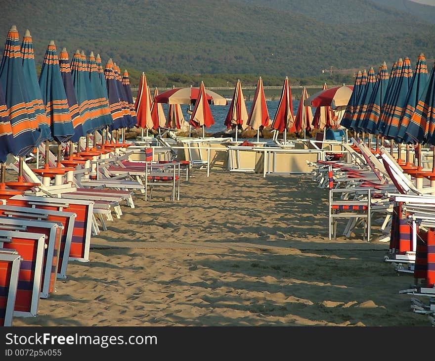 Sun umbrellas. Sun umbrellas