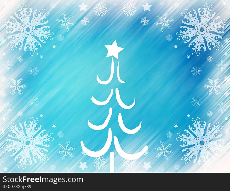 Winter style background. Winter style background