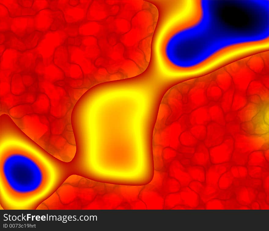 An abstract background that looks like molten lava flowing about the image. An abstract background that looks like molten lava flowing about the image