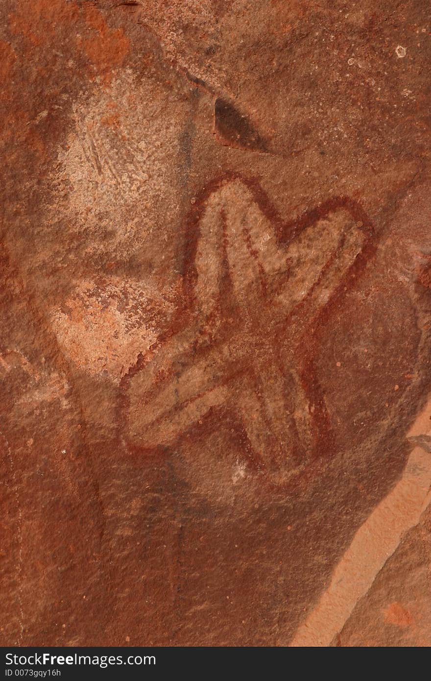 Petroglyph at the Palatki site in the Coconino National Forest. Petroglyph at the Palatki site in the Coconino National Forest