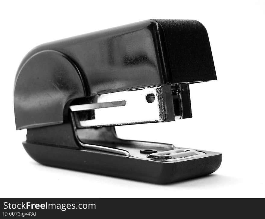 Black stapler