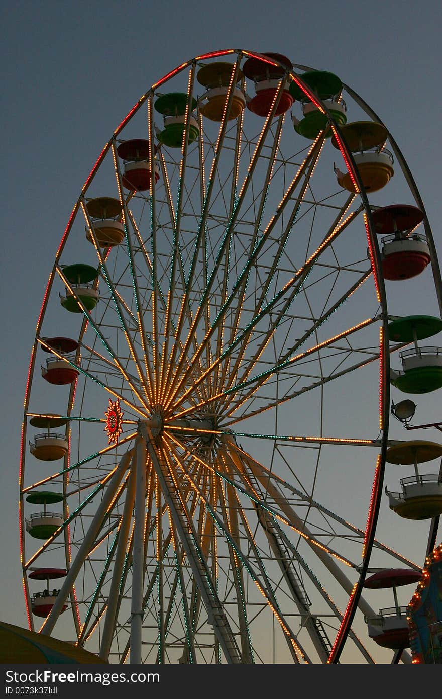 Ferris Wheel at Dusk