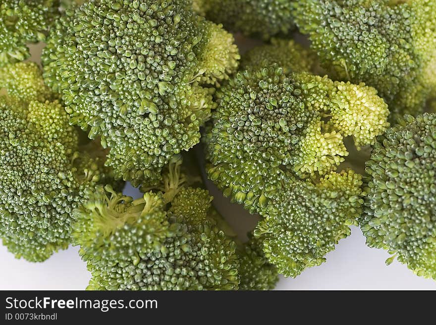 A pile of baby brocolli