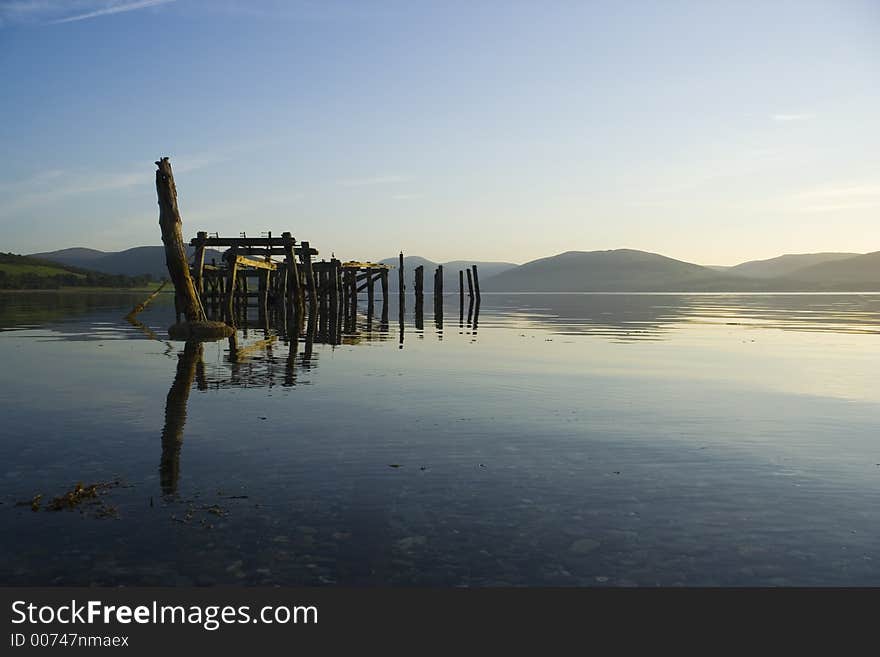 Ruined pier