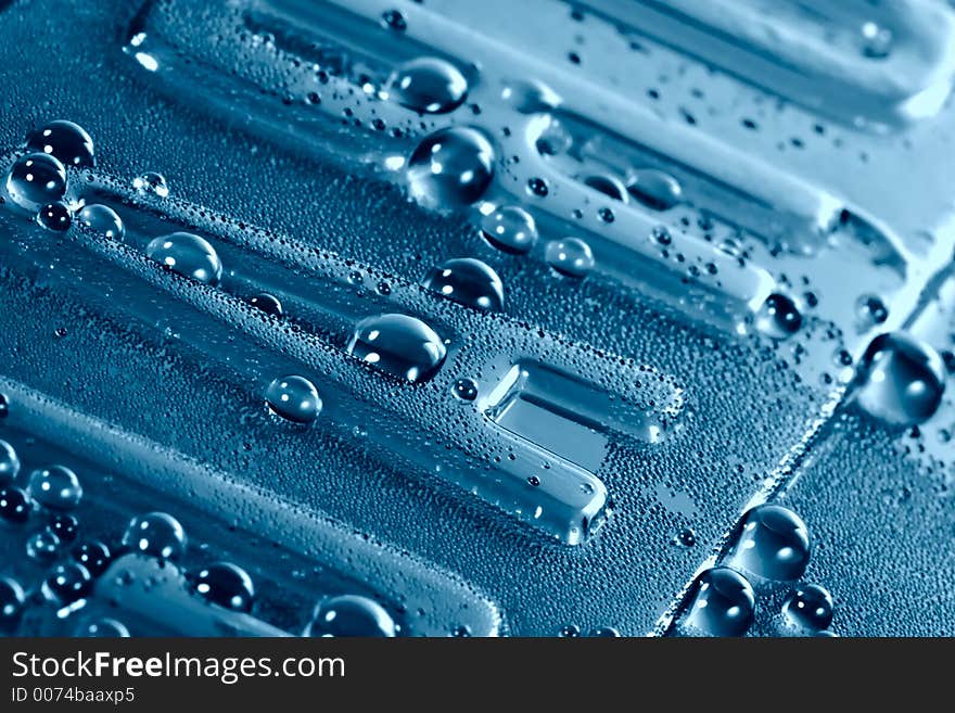 Water drops background