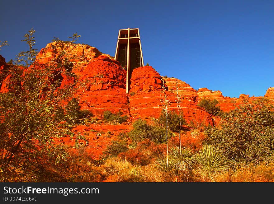 Church in Sedona, AZ. Church in Sedona, AZ