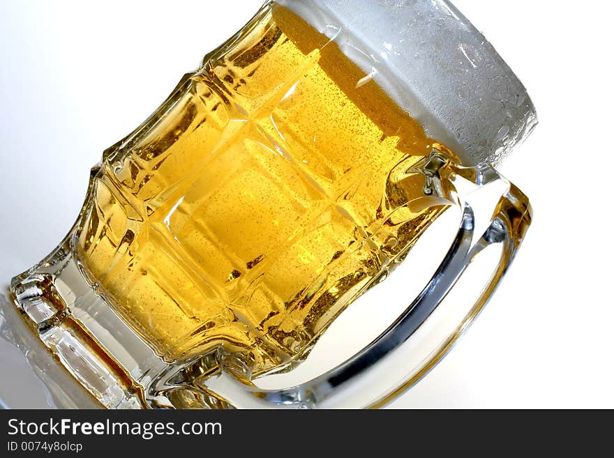 Beer Glass on an Angle