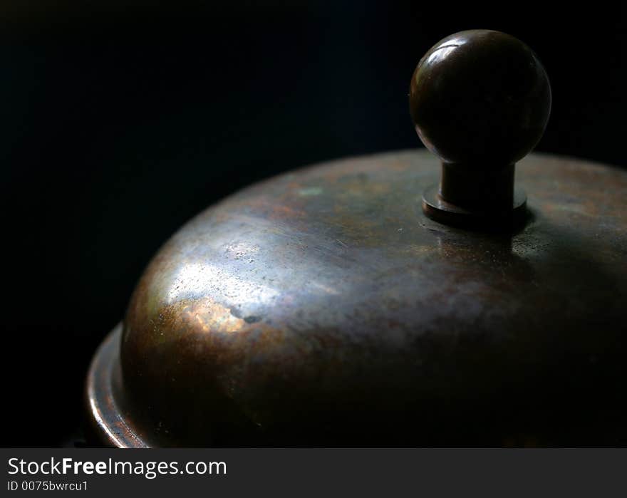 Copper lid of coffee press