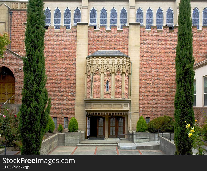 St. Jarlath Catholic Church Side Entrance, Oakland, CA