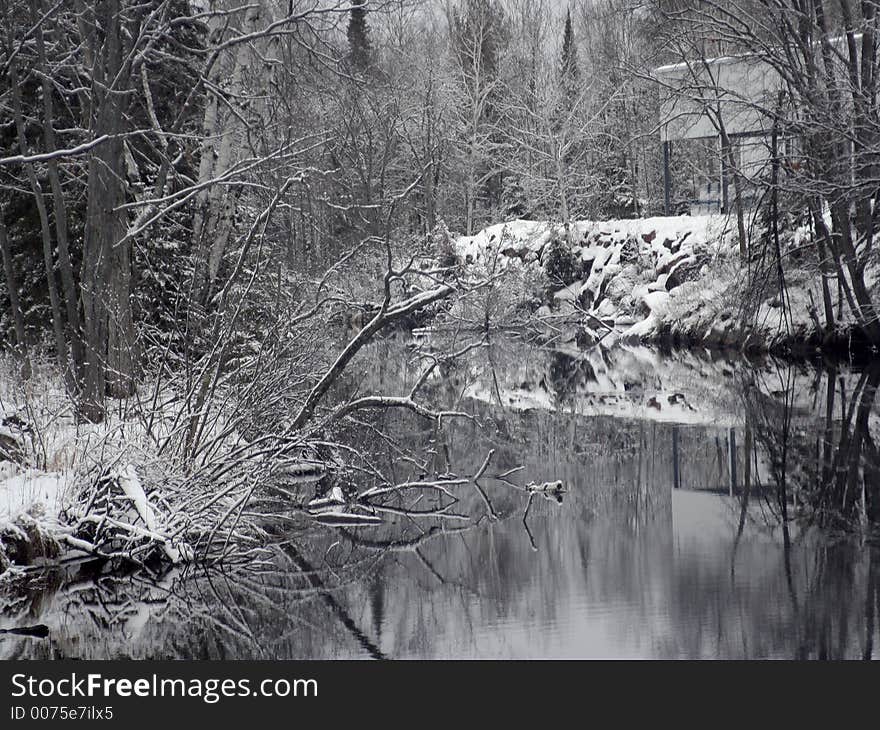 While stopped to stretch our legs in Bangcroft Ont.  I noticed this calming scene a few feet away. While stopped to stretch our legs in Bangcroft Ont.  I noticed this calming scene a few feet away