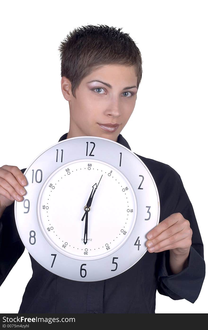 Young beautiful businesswoman posing for portrait