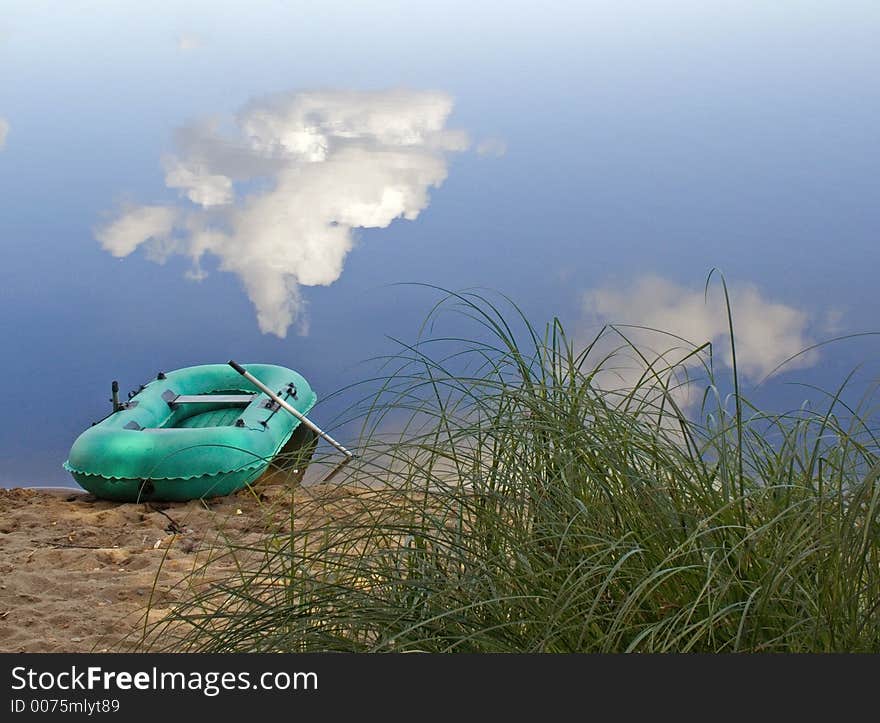 Sailing among the clouds. Summer vacation