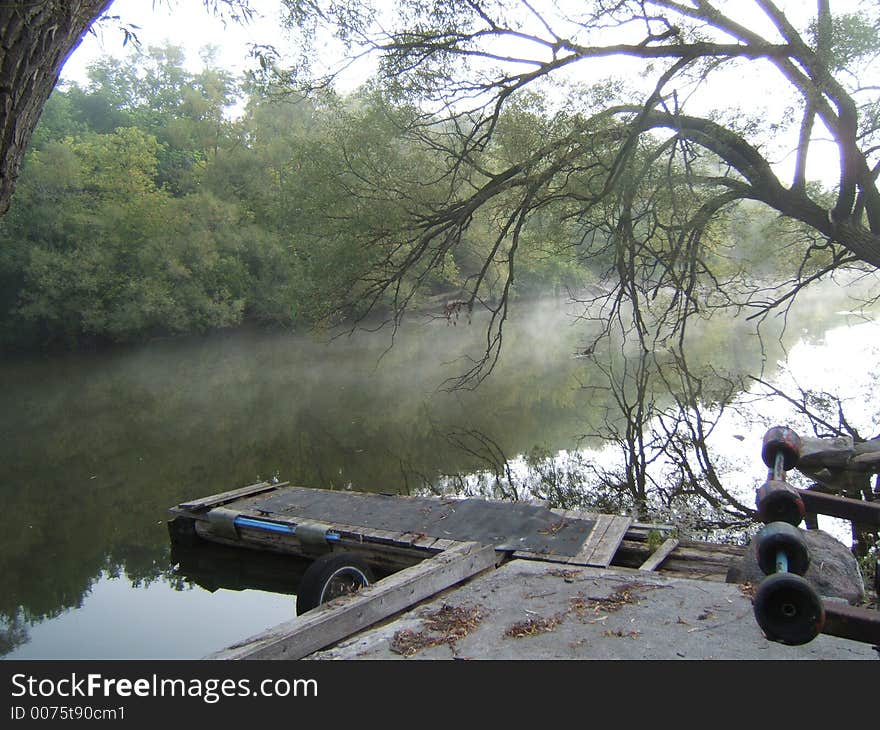 River in the morning