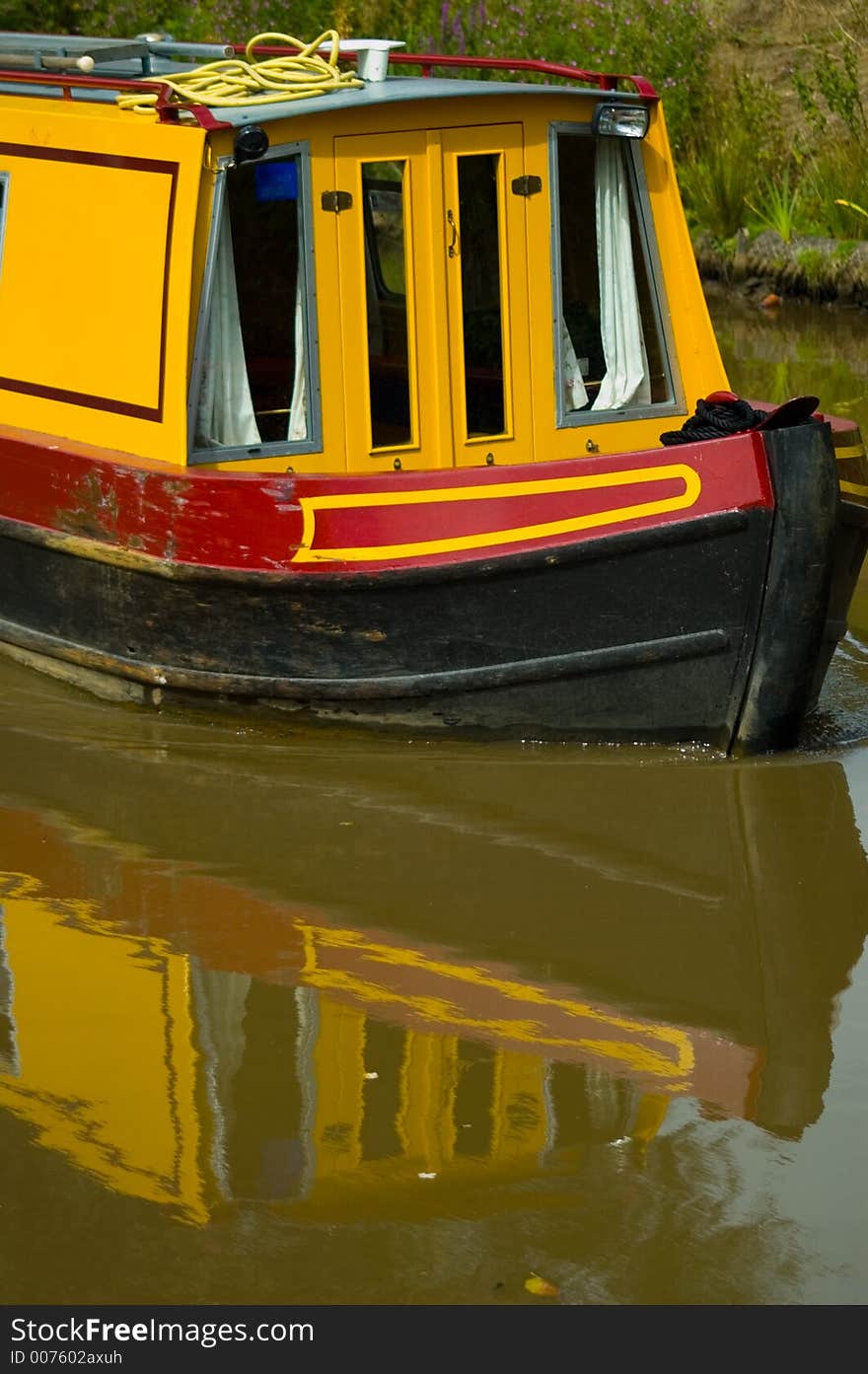 Canal Boat Reflections