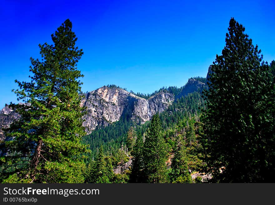 The Yosemite Valley in Yosemite National Park, California