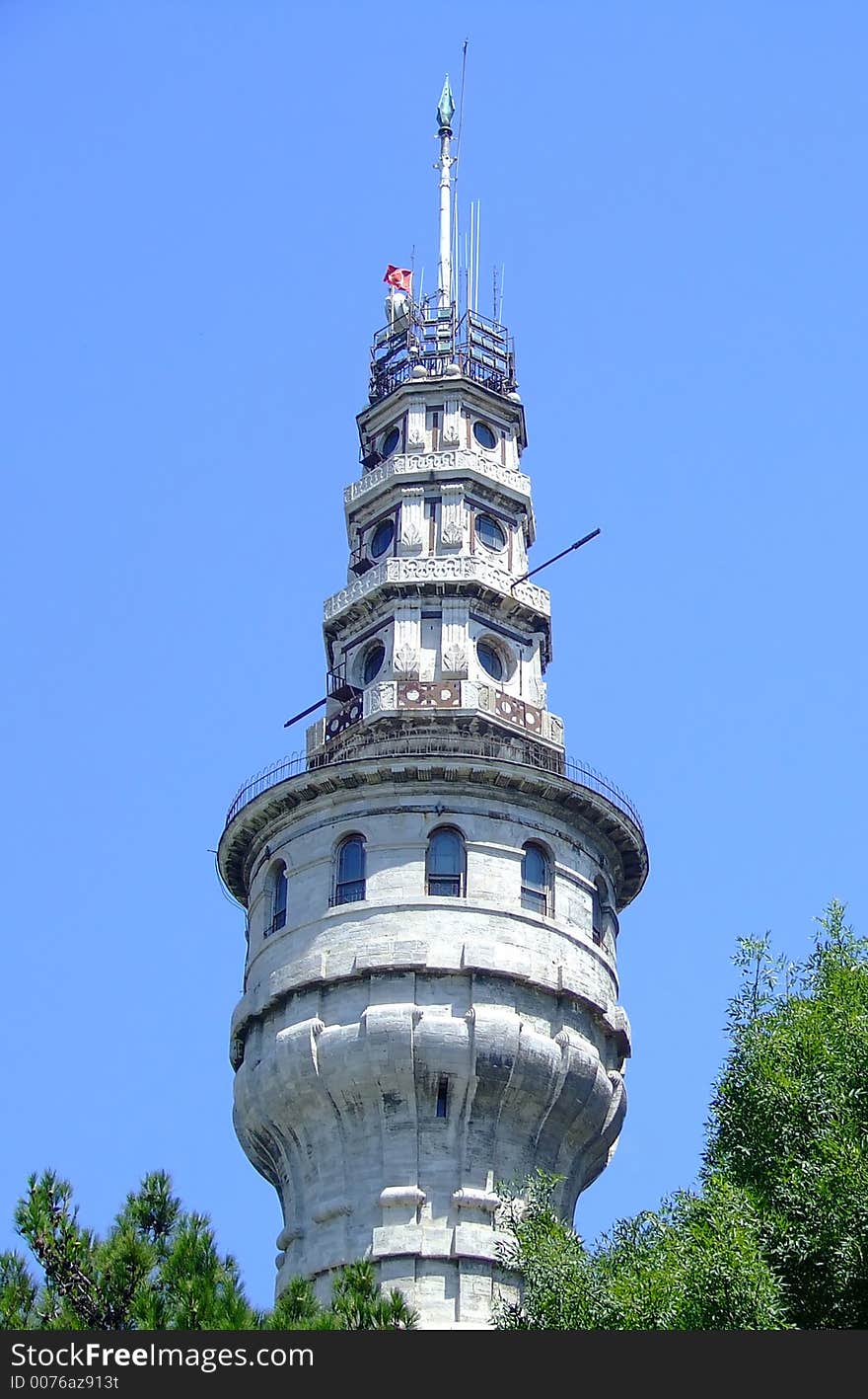 Istanbul tower detail