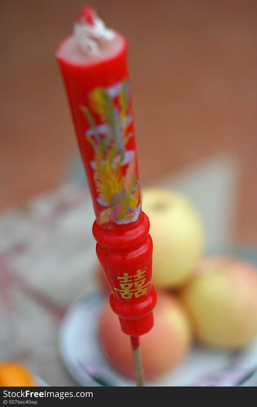 Chinese candle used during wedding day. Chinese candle used during wedding day.